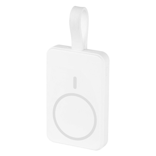 DEFENDER PD, power bank with magnet, 10.000 mah, wireless charger, 15w, white