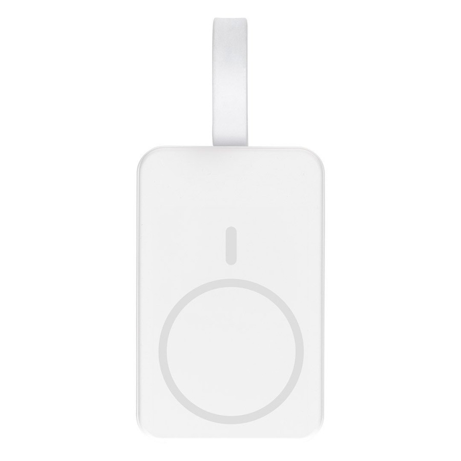 DEFENDER PD, power bank with magnet, 10.000 mah, wireless charger, 15w, white