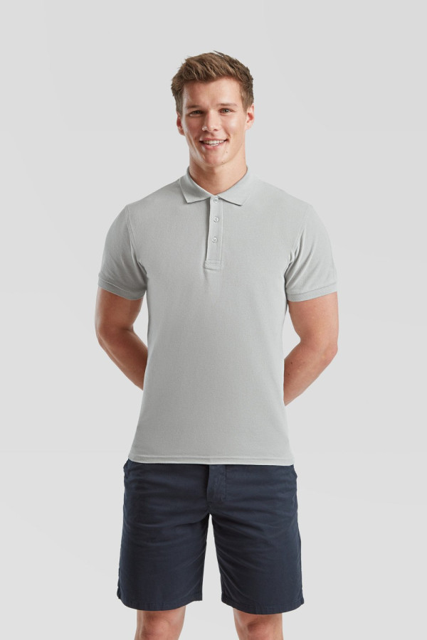 Fruit of the Loom, 65/35 Heavy Polo, polo majica za muškarce, pepeljasto siva, L