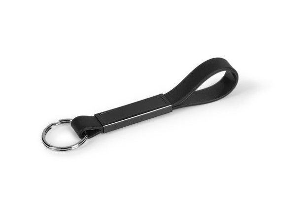 SCADI, silikonski privezak za ključeve, crni