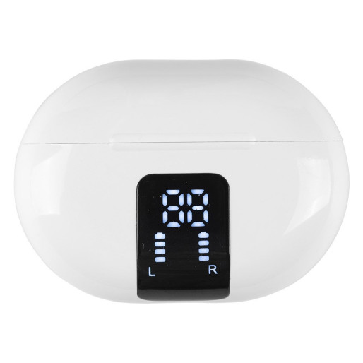 TENOR, wireless stereo earbuds, white