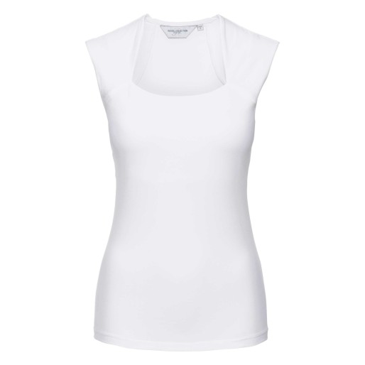 RUSSELL women's STRETCH TOPS blouse