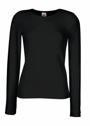 Fruit of the Loom Women's Crew Neck Long Sleeve Shirt,