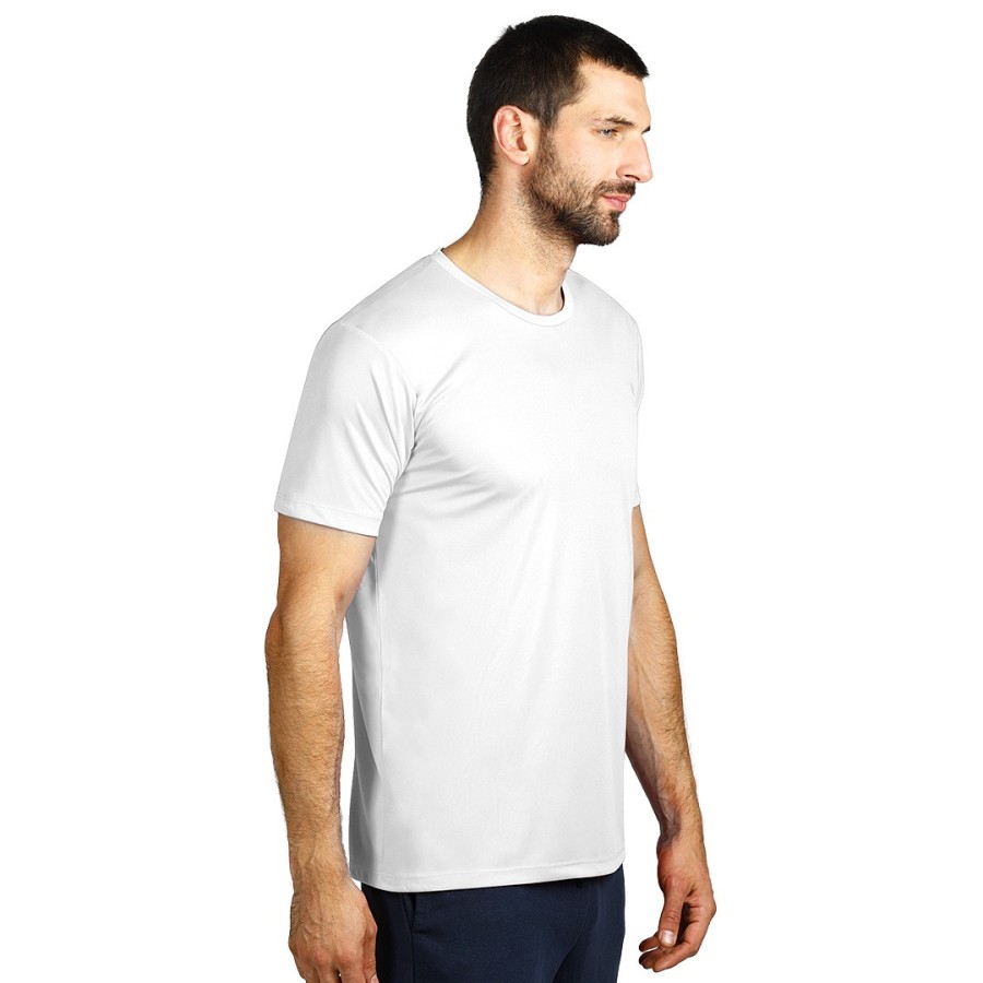 TEE, sports t-shirt, 100% polyester, white