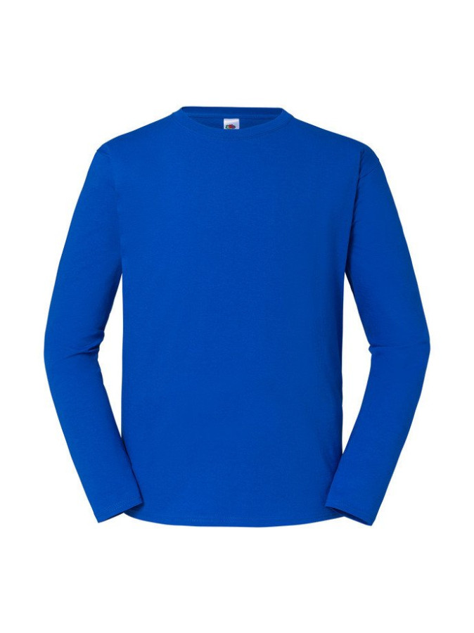 Fruit of the loom, ICONIC 195 RINGSPUN PREMIUM LONG SLEEVE T dukseica, rojal plava S