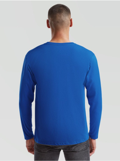 Fruit of the loom, ICONIC 195 RINGSPUN PREMIUM LONG SLEEVE T dukseica, rojal plava S