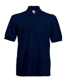 Fruit of the Loom, 65/35 Heavy Polo, Men's Polo Shirt, Dark Weight, S