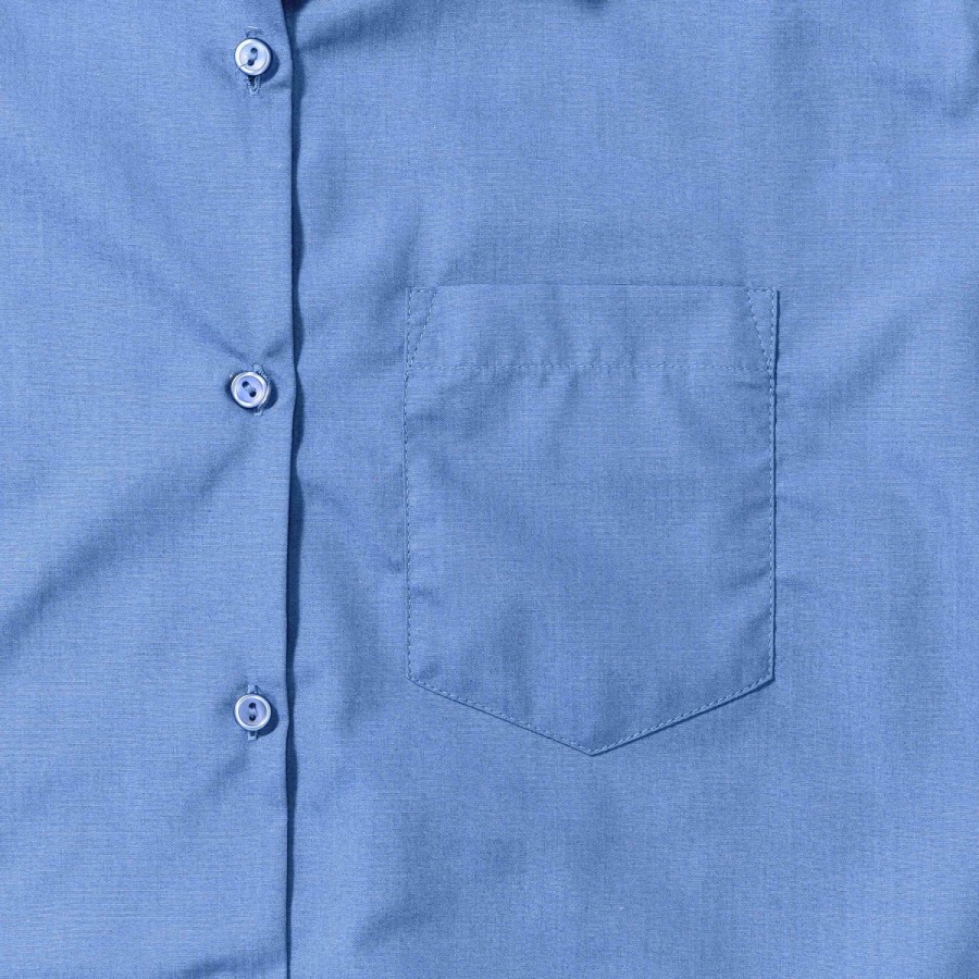 RUSSELL Women's Long Sleeved POLYCOTTON EASY CARE POPLIN Shirt