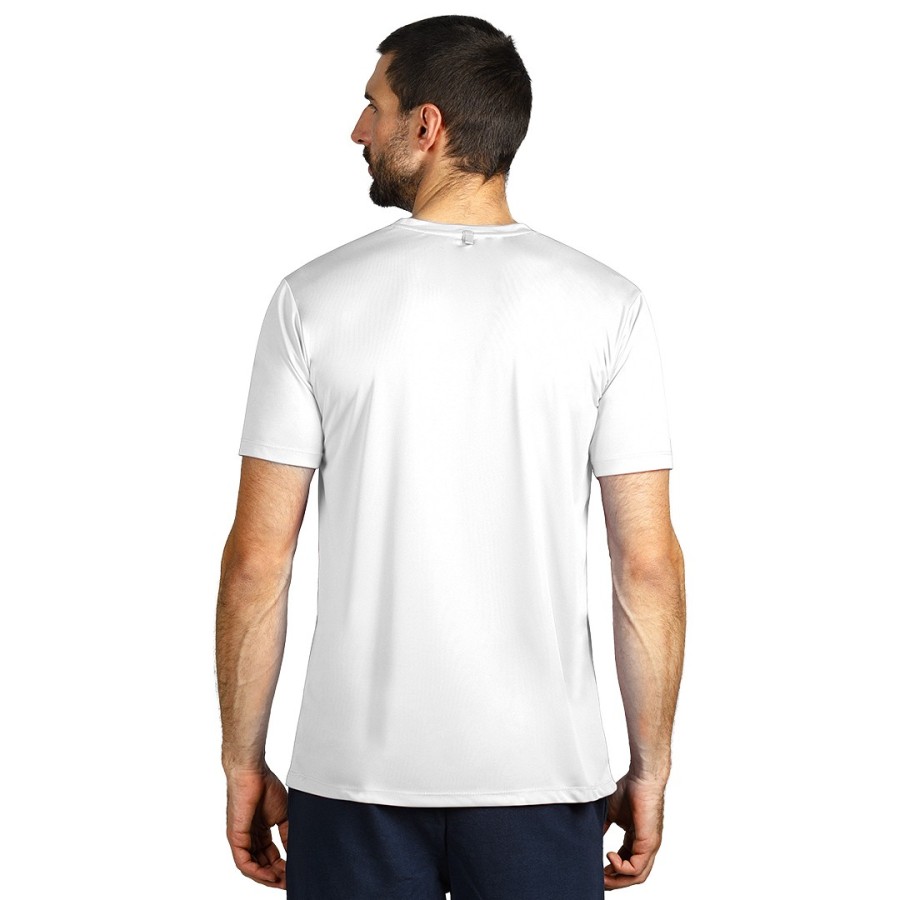 TEE, sports t-shirt, 100% polyester, white