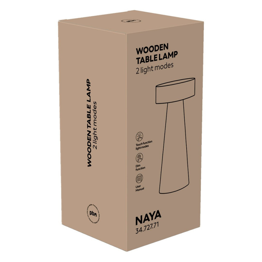 NAYA, led table lamp, beige