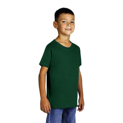 MASTER KID, kid's t-shirt, 100% cotton, forest green