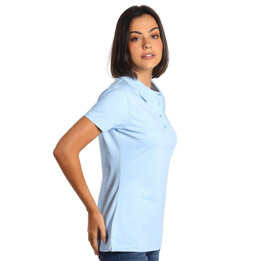 PREMIUM POLO LADY, polo shirt, 180 g/m2, sky blue