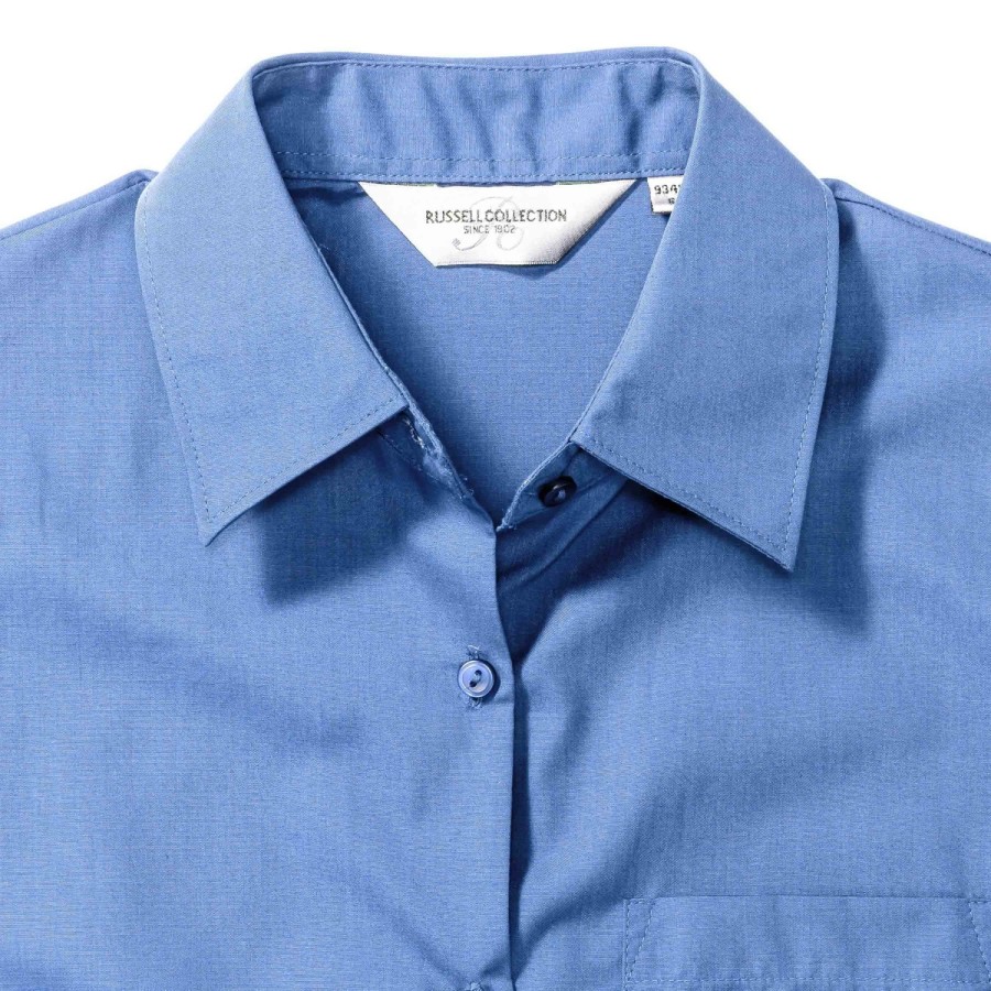 RUSSELL ženka košulja strukirana sa dugim rukavima POLYCOTTON EASY CARE POPLIN