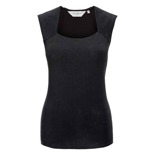 RUSSELL women's STRETCH TOPS blouse