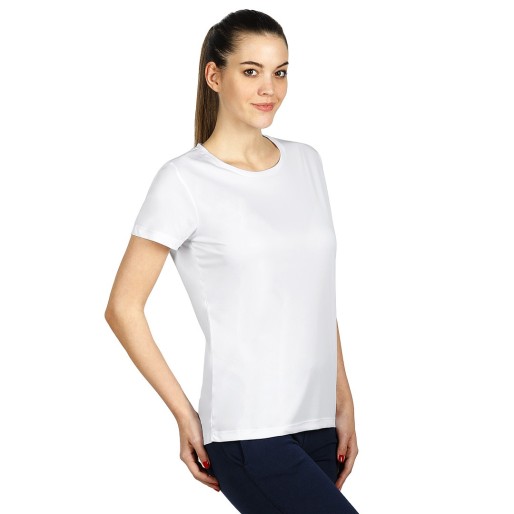 TEE LADY, women's t-shirt, 100% polyester, white