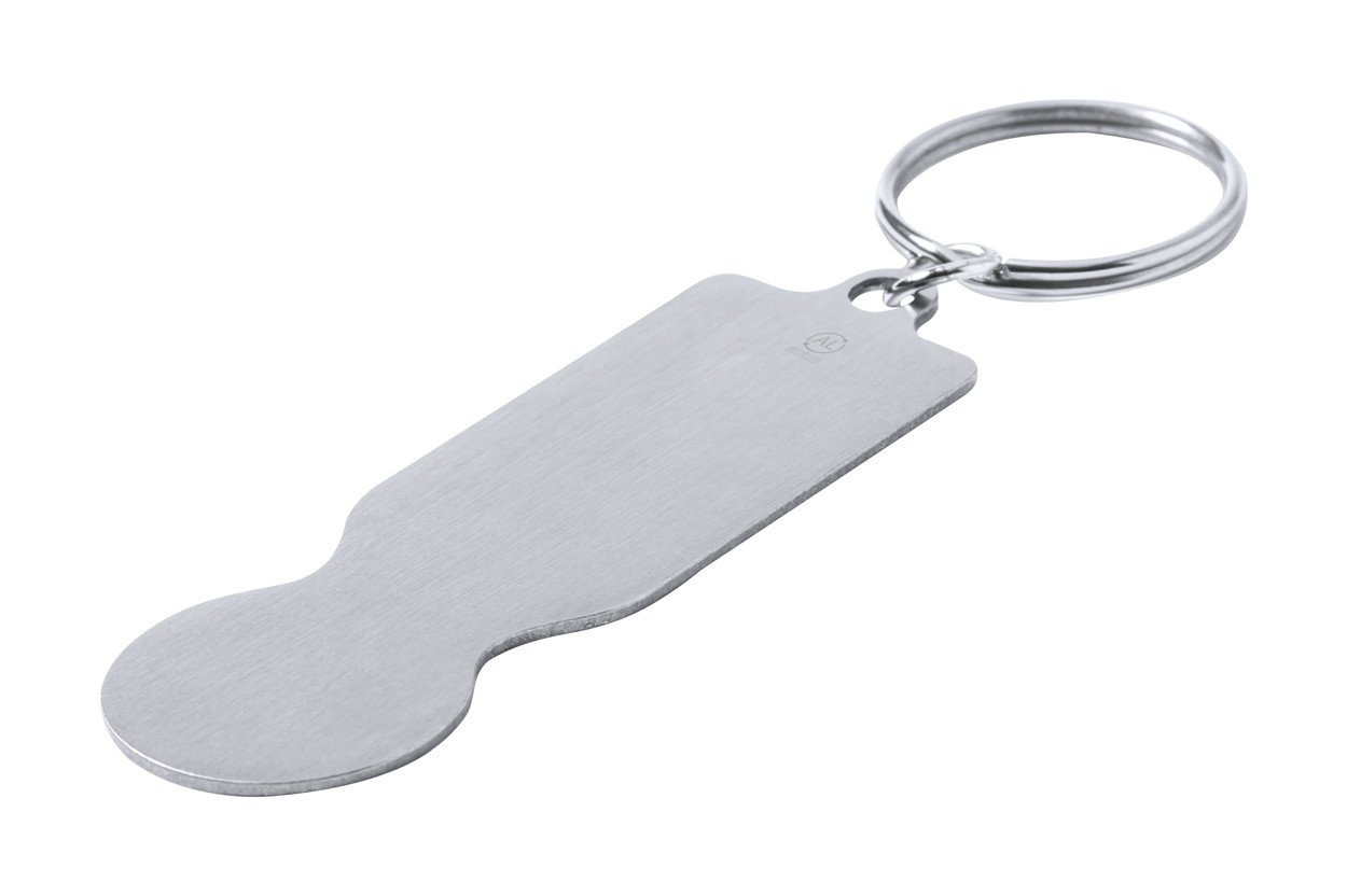 Talgun trolley coin keyring