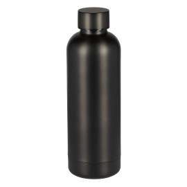 FLOW HD, vacuum insulated bottle, 500 ml, black
