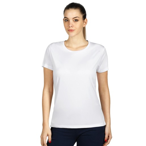 TEE LADY, women's t-shirt, 100% polyester, white