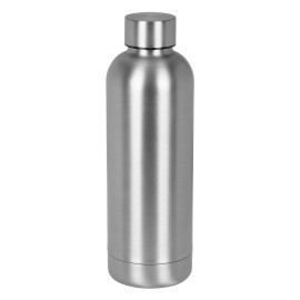 FLOW HD, vacuum insulated bottle, 500 ml, silver