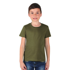 MASTER KID, kid's t-shirt, 100% cotton, olive