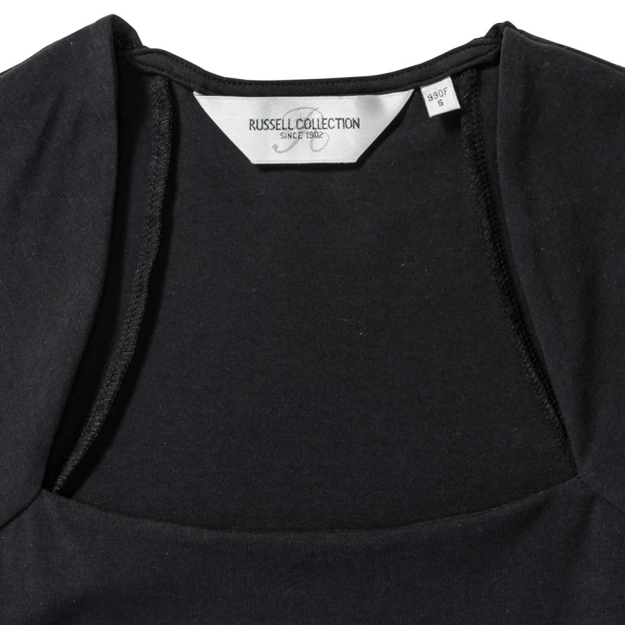 RUSSELL women's STRETCH TOPS blouse