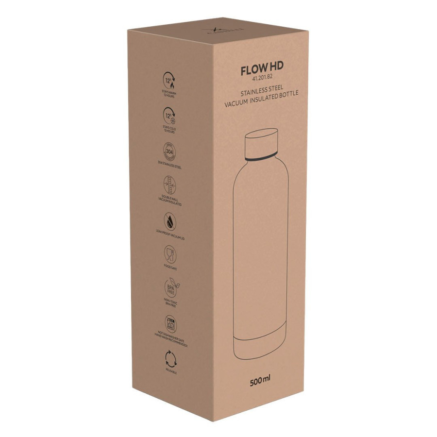 FLOW HD, vacuum insulated bottle, 500 ml, metallic blue