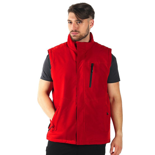 KOBALT VEST, workwear bodywarmer, red