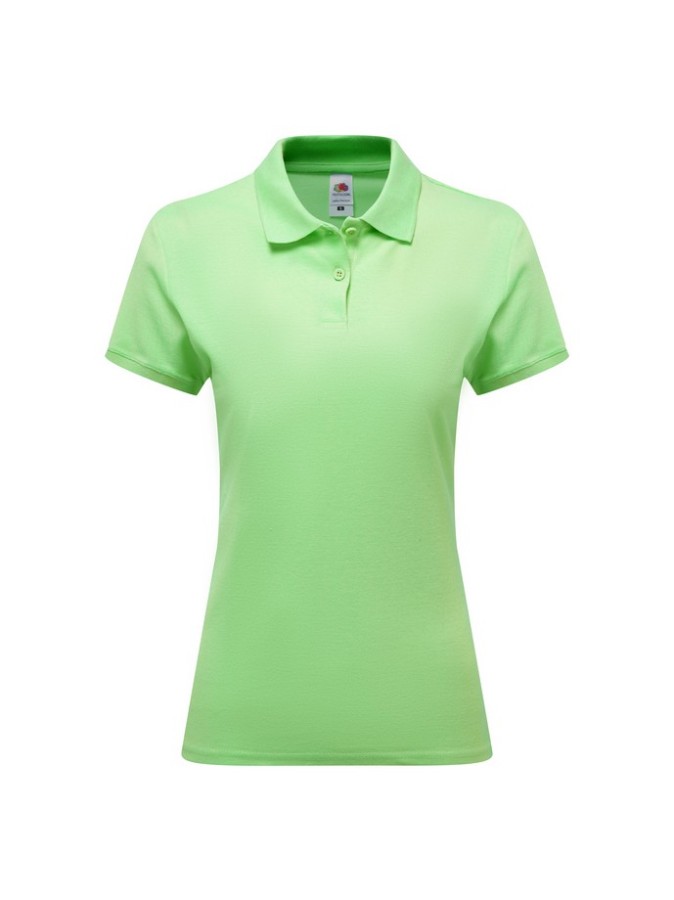 Fruit of the Loom, Ladies Premium Polo, women's premium polo shirt,neo mint ,XL