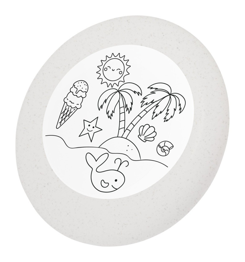 Ashen colouring frisbee