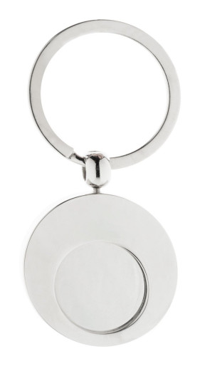 Cromo trolley coin keyring