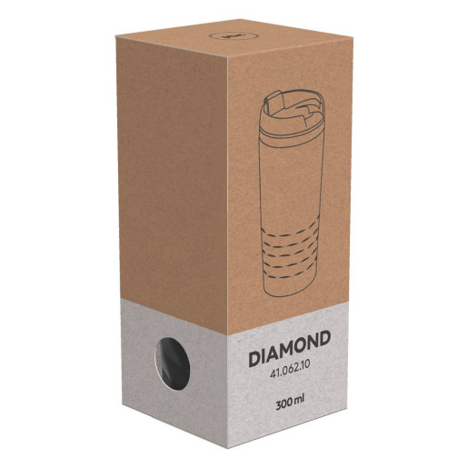 DIAMOND, termos, 300 ml, crni
