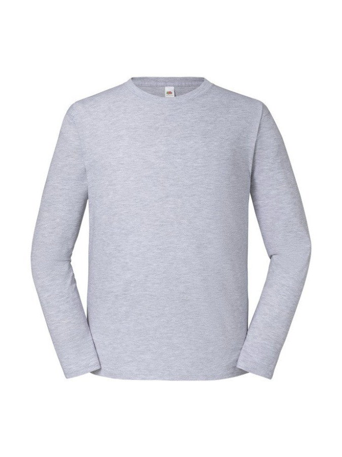 Fruit of the loom, ICONIC 195 RINGSPUN PREMIUM LONG SLEEVE T dukseica, pepeljasto siva S