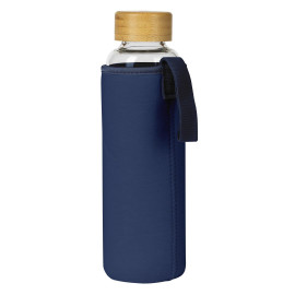 ICE, sports bottle with neoprene pouch, 600 ml, blue