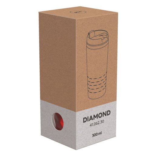 DIAMOND, termos, 300 ml, crveni