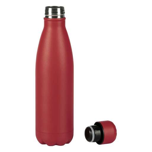FLUID LUX, vacuum bottle, 500 ml, red
