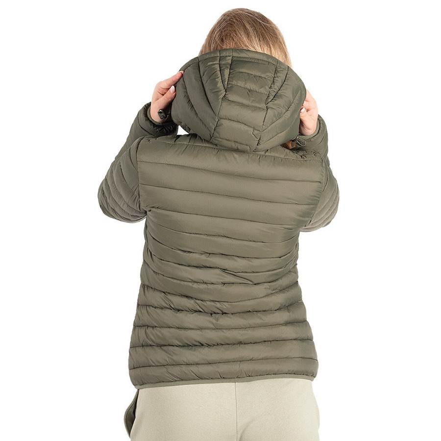 LIBERTY JACKET WOMEN, light padded jacket with hood, olive