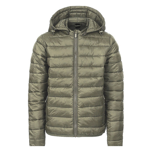 LIBERTY JACKET WOMEN, light padded jacket with hood, olive