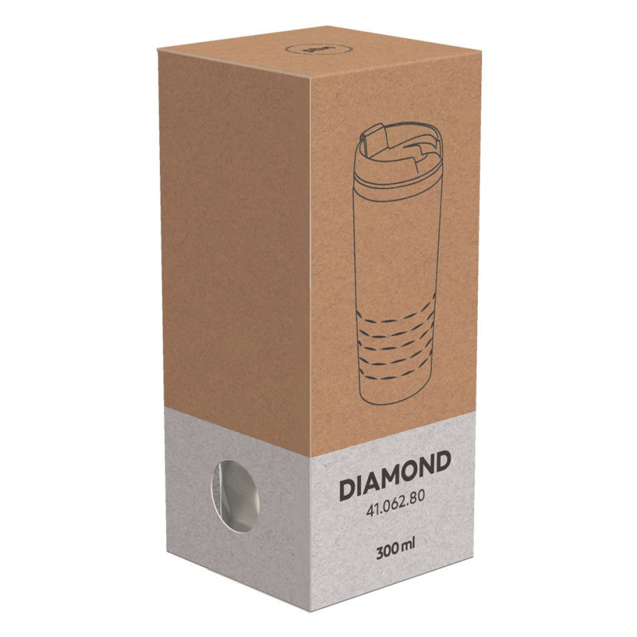 DIAMOND, thermos, 300 ml, silver