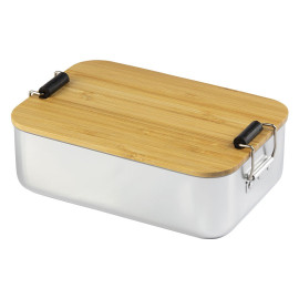 FUNGHI, lunch box, 800 ml, silver