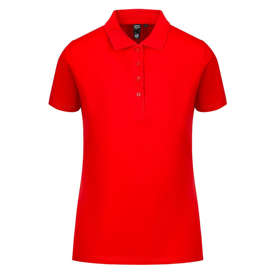 PREMIUM POLO LADY, polo majica, 180 g/m2, crvena