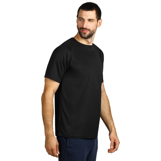 RECORD, t-shirt, 100% polyester, black