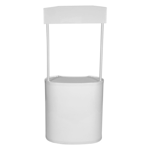 PANEL, promo stand, white