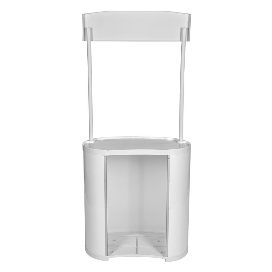 PANEL, promo stand, white