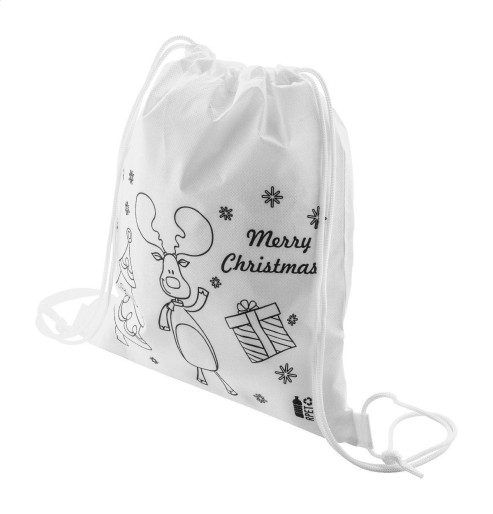 Julfar Bag A colouring Christmas drawstring bag