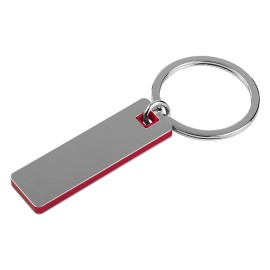 PIANO, metal key holder, red