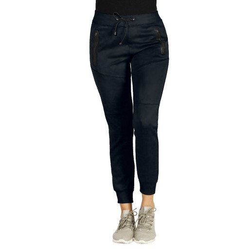 COOPER TRACK LADY, mčlange women’s jogging pants, blue