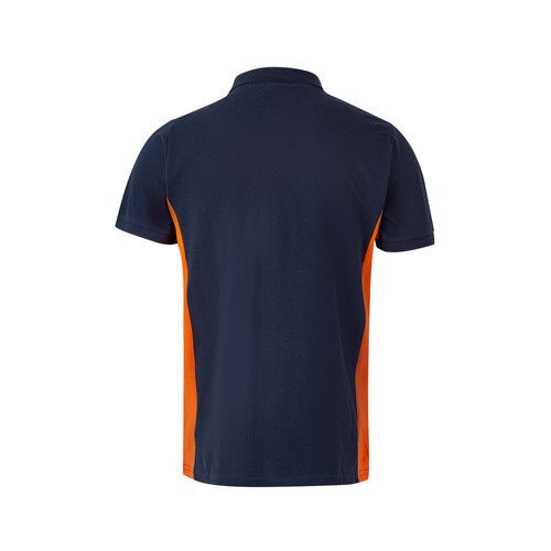 VL SUPAY. Two-tone piqué polo shirt (180g/m²), short sleeve, in cotton (60%) and polyester (40%)