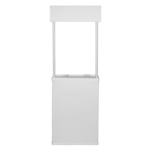 ADVERT, promo stand, white