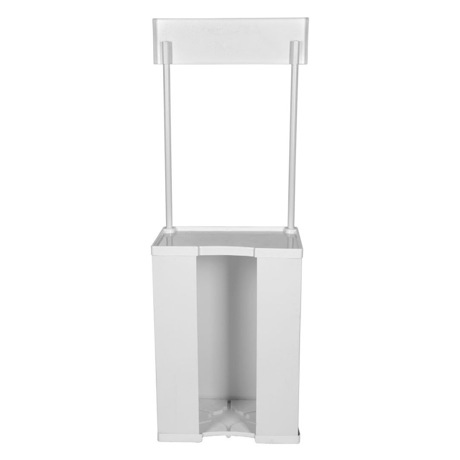 ADVERT, promo stand, white