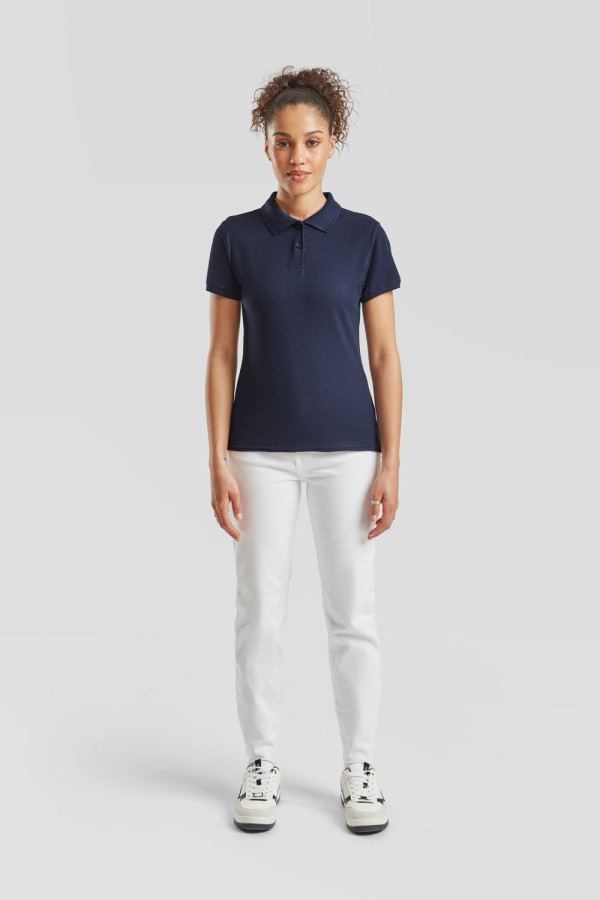 Fruit of the Loom, 65/35 Ladies Polo, polo majica za žene, teget,2XL